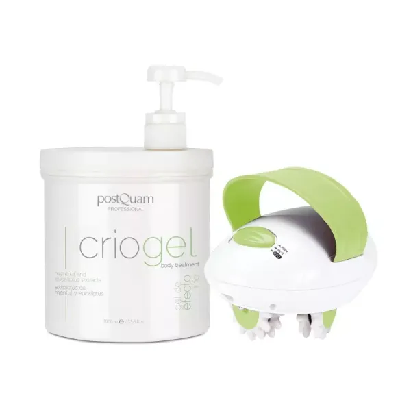 PACK ANTICELULÍTICO CRIOGEL + ROLLER 6X