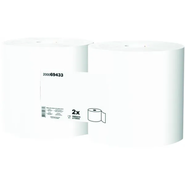PACK 2 ROLLOS DE 750 TOALLAS PRECORTADAS 20X28 CM