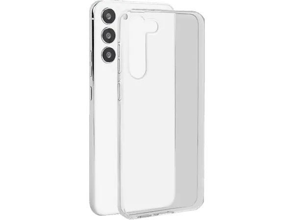 Funda móvil - ISY ISC 1032, Samsung Galaxy S23+, Trasera, Transparente