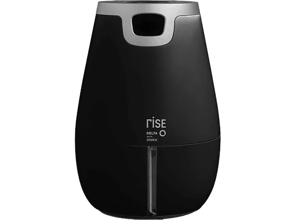 Cafetera de cápsulas - Delta Q Rise con Starck, 19 bar, 1 l, 1250 W, Negro