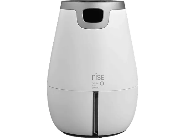 Cafetera de cápsulas - Delta Q Rise con Starck, 19 bar, 1 l, 1250 W, Blanco