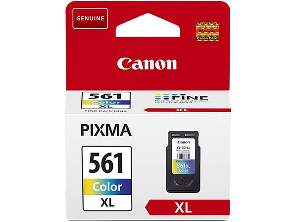 Cartucho de tinta - Canon CL-561XL Tricolor (3713C001), Hasta 300 páginas, Cian, magenta, amarillo