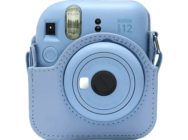 Funda cámara - FujiFilm Mini 12, Bandolera, Azul