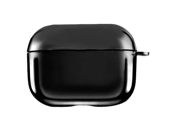 Funda estuche de carga auriculares - ISY IEC-2400-BK Airpods Pro Case, Compatible con Appel AirPods Pro, LED frontal visible, Negro
