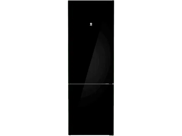 REACONDICIONADO Seminuevo Bueno Frigorífico combi - Balay 3KFC879NI Serie Cristal, No Frost, 203 cm, 440 l, Negro