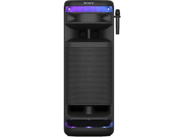 Altavoz de gran potencia - Sony ULT TOWER 10, Bluetooth para fiestas, POWER SOUND, Ultimate Deep Bass, Micrófono inalámbrico, Luces LED 360