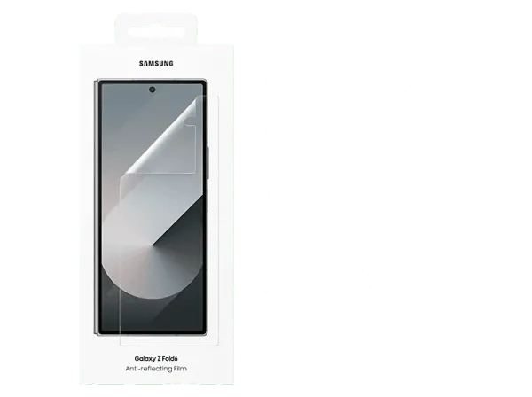 Protector pantalla - Samsung Front Film, Para Galaxy Z Fold6 PET, PC reciclado, Anti reflejo