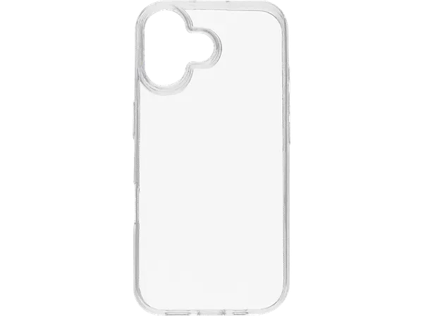Funda móvil - ISY ISC 1048, Compatible con iPhone 16 Plus, Resistente a Golpes, Transparente