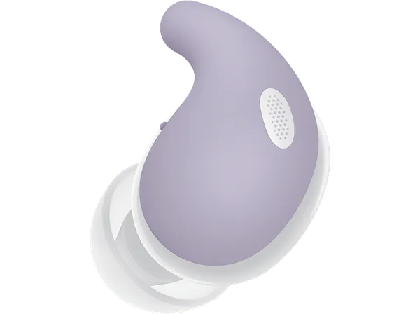 Soporte auriculares - Sony HACLS910NS, Con cámara de aire para LinkBuds Fit, Confort , Seguridad y fijación, Personaliza tus auriculares, Violeta
