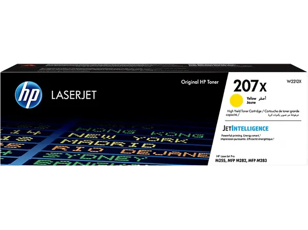 Tóner - HP 207X LaserJet, Amarillo, W2212X