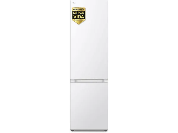 Frigorífico combi - LG GBV5240CSW, Total No Frost, 203 cm, 387 L, DoorCooling+™, FRESHConverter™, Blanco
