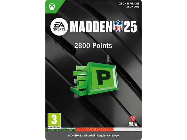 Xbox Series X S & One Madden NFL 25: 2800 Points (Código de descarga)