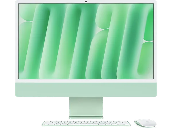 REACONDICIONADO Seminuevo Muy bueno Apple iMac (2024) 24" Retina 4.5K, Chip M4, CPU de 8 núcleos, GPU 16GB RAM, 256 GB SSD, Verde