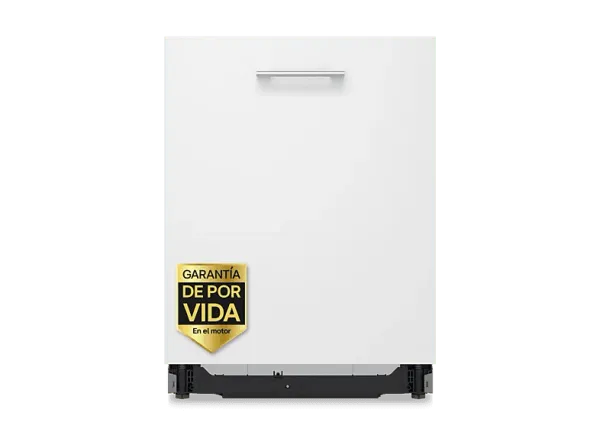 Lavavajillas integrable - LG DB476TXS, 14 servicios, 10 programas, 60 cm, TrueSteam™, Tercera bandeja, Sin panelar