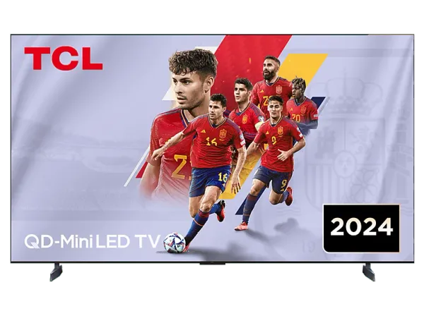 TV Mini LED 98" - TCL 98C855, UHD 4K, Quantum Dot, AiPQ Pro Processor, Smart TV, Control por voz, Negro
