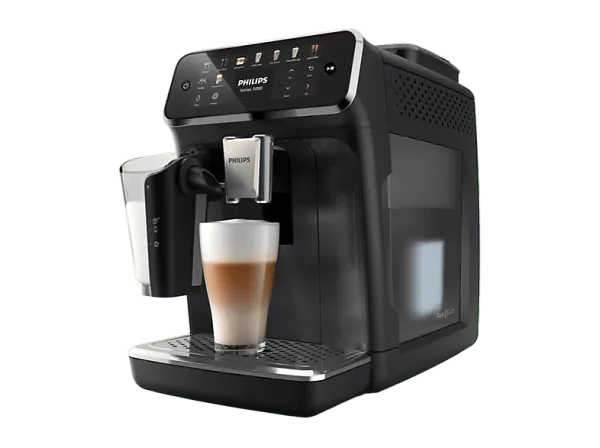 Cafetera superautomática - Philips 5500 Series EP5541 15 bar, 1500 W, Deposito 1.8 l, leche 0.26 2 tazas, Negro