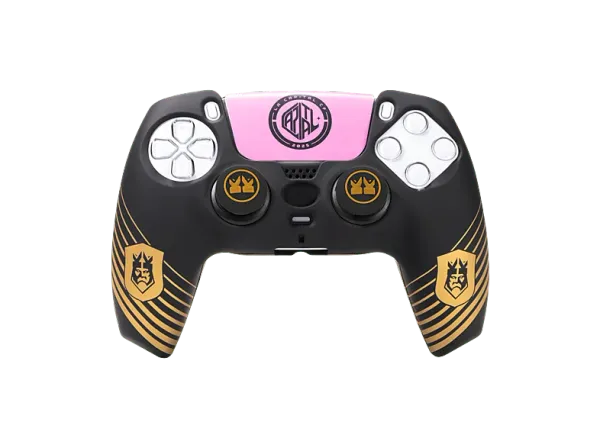 Funda + grips - FR-TEC Kings League Combo Pack, Para PS5, Negro