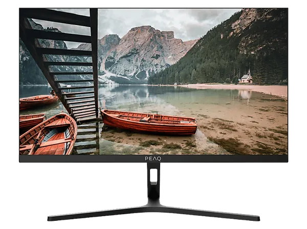 Monitor - PEAQ PMO S224-VFC, 22" Full HD, 100 Hz, 6 ms, VGA, FreeSync, Altavoces integrados