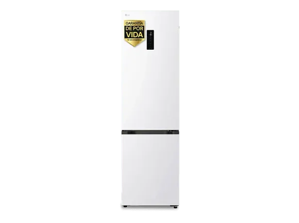 REACONDICIONADO Seminuevo Muy bueno Frigorífico combi - LG GBBS525CSW, No Frost, 203 cm, 375 l, DoorCooling+™, Digital FRESHConverter+™, Blanco