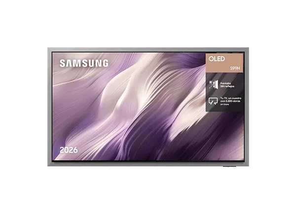TV OLED 83" - Samsung TQ83S99HAEXXC, 4K, NQ4 AI Gen3 Processor, Smart TV, Tecnología Sin Reflejos, Full AI, Negro