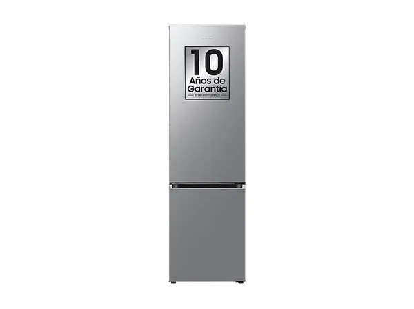Frigorífico combi - Samsung Smart RB38C607AS9/EF, No Frost, 203 cm, 387l, Twin Cooling, WiFi, Inox