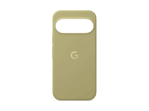 Funda móvil - Google Pixelsnap para Pixel 11, Máxima durabilidad, Silicona, Compatible con cargadores inalámbricos y soportes, Pistacho