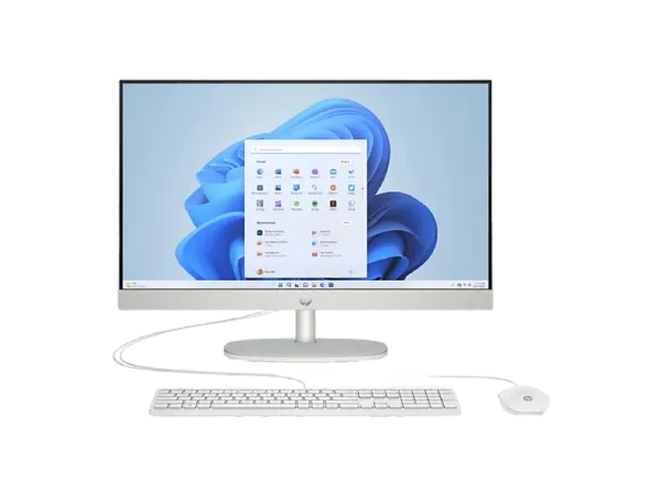 All in one - HP 24-cr0183ns, 23.8" Full-HD, Intel® Core™ i5-1335U, 8 GB RAM, 512 SSD, Iris® Xᵉ, Windows 11 Home, Blanco caracola