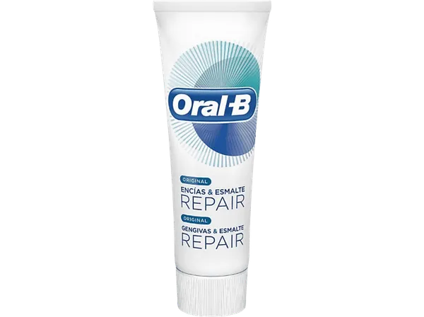 Pasta de dientes - Oral-B Encías & Esmalte Repair Original, Dientes, 75 ml, Blanco