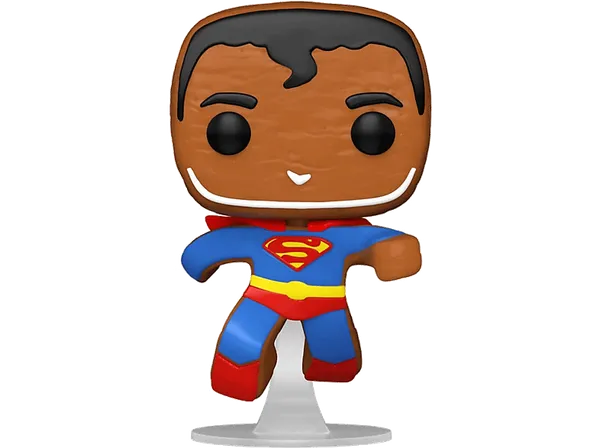 Figura Funko Pop! - DC Holiday Superman, 9 cm, Plástico, Multicolor