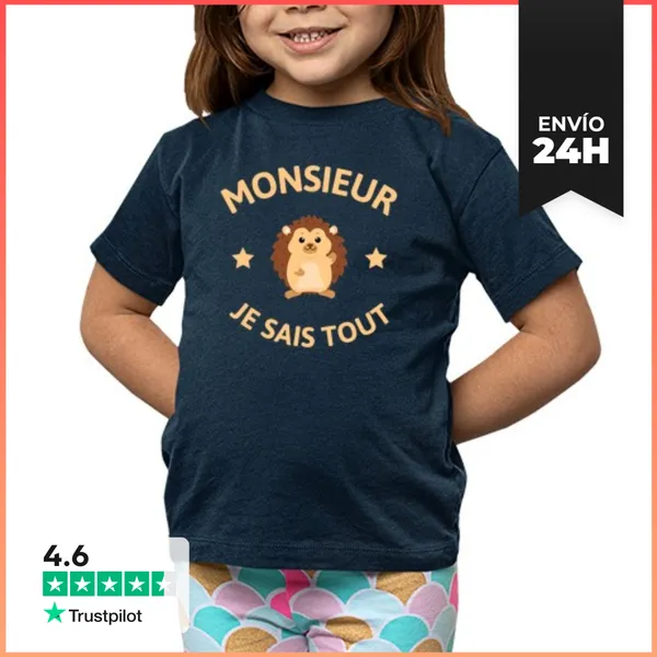 Camiseta Clásica Para Niños Señor Sé Todo El Humor Gracioso