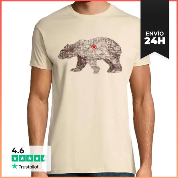 Camiseta Hombre Clásica Bearlin LaTostadora