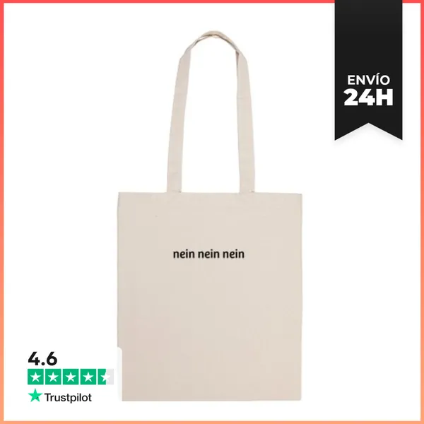 Bolsa De Tela No No No Tipografía De Palabras Graciosas En Alemán