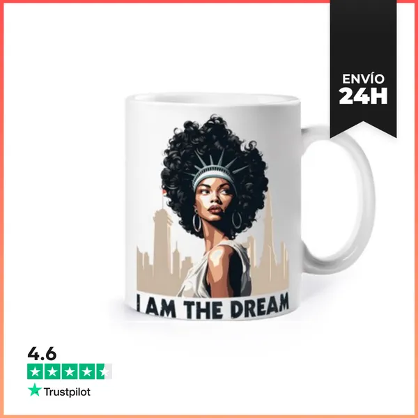 Taza Estatua Africana De La Libertad Taza Gratis Té Café