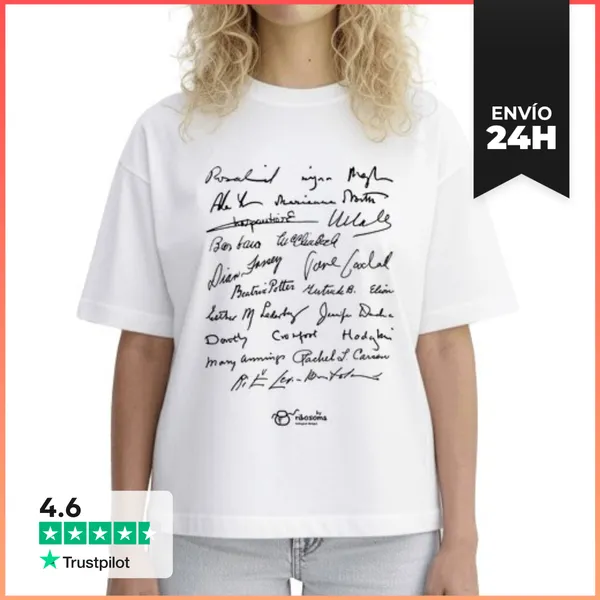 Camiseta Mujer Boxy Women In Biology ♀ (fondos Claros)
