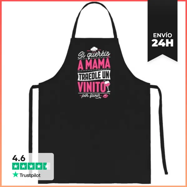 Delantal Si Queréis A Mamá... LaTostadora