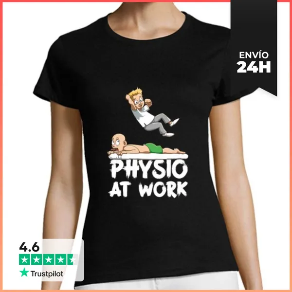 Camiseta Mujer Clásica Fisioterapeuta De Lucha Libre En El