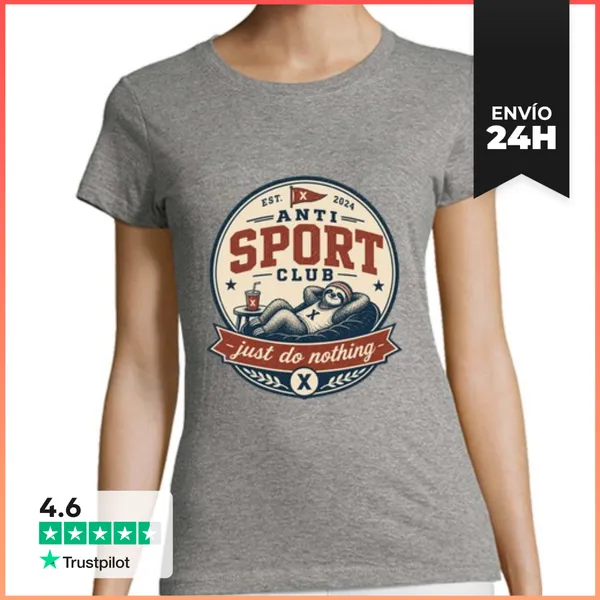 Camiseta Mujer Clásica Anti Sports Club LaTostadora