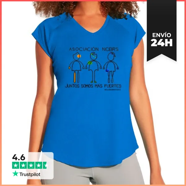 Camiseta Deportiva Mujer Mujer Camiseta Deportiva, Letras Negras