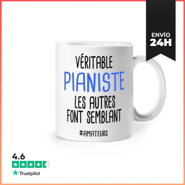 Taza El Verdadero Pianista LaTostadora