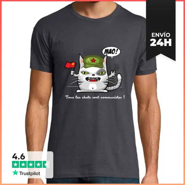 Camiseta Hombre Clásica Charla Comunista LaTostadora