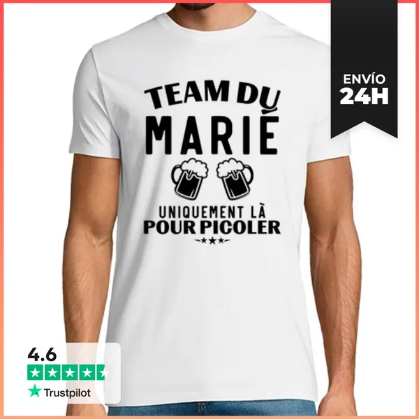 Camiseta Hombre Clásica Equipo Del Novio Despedida De Soltero Evg
