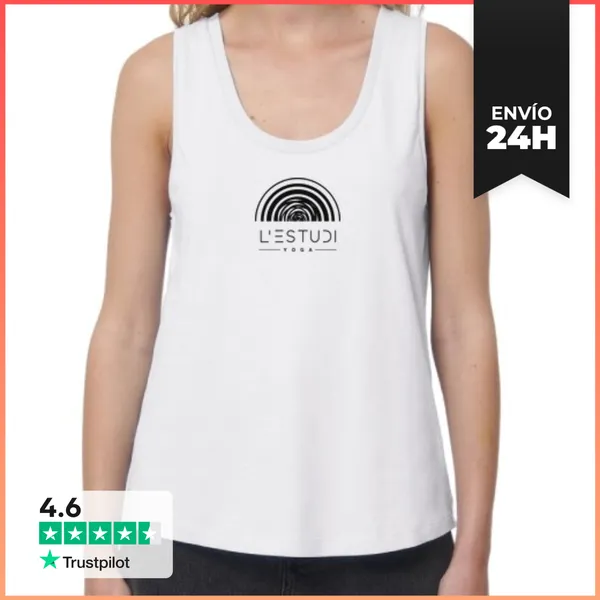 Camiseta Mujer Sin Mangas, Loose Fit Samarreta Tirants Noia