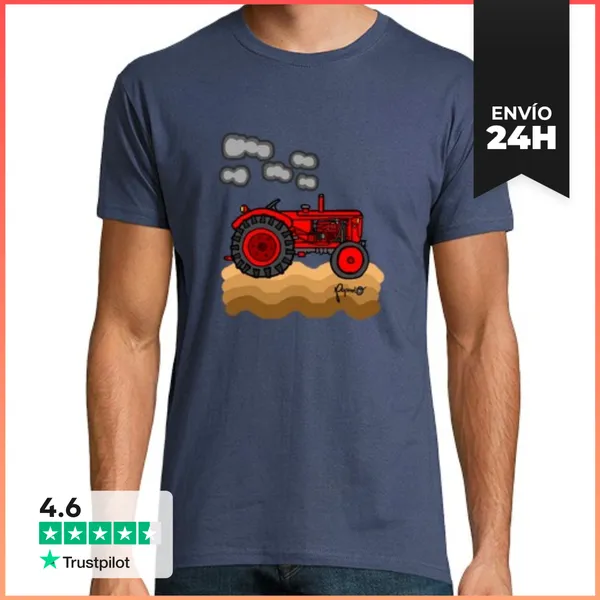 Camiseta Hombre Clásica TRACTOR BARREIROS LaTostadora
