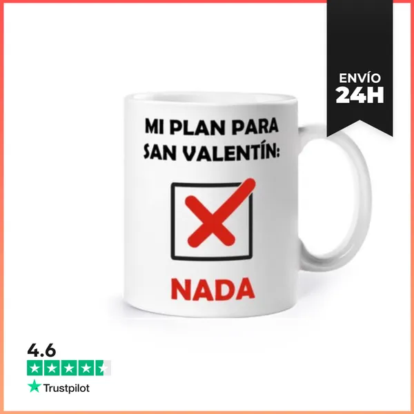 Taza PLAN PARA SAN VALENTÍN LaTostadora