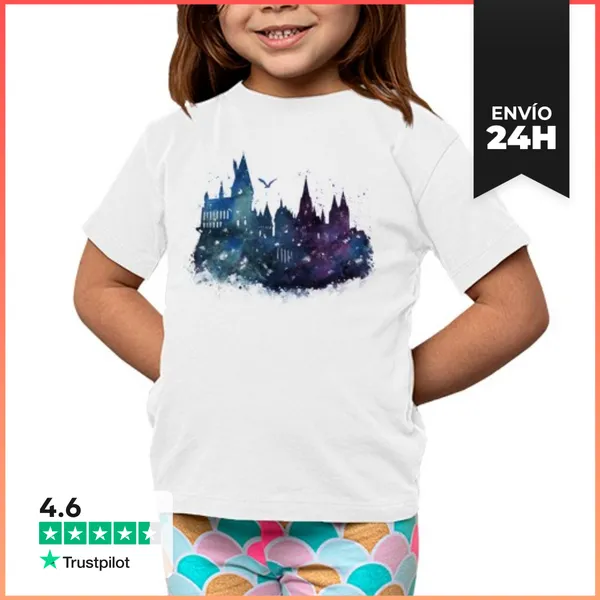 Camiseta Clásica Para Niños Watercolor School LaTostadora