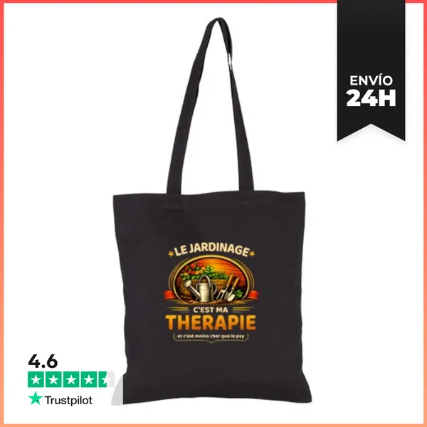 Bolsa De Tela La Jardinería Es Mi Terapia - Humor De Jardinero