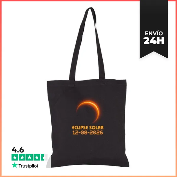 Bolsa De Tela Eclipse Solar LaTostadora