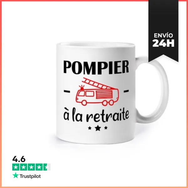 Taza Bombero Jubilado Idea De Regalo LaTostadora