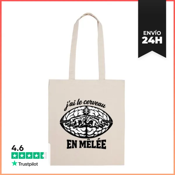 Bolsa De Tela Cerebro En Melé - Humor De Rugby LaTostadora