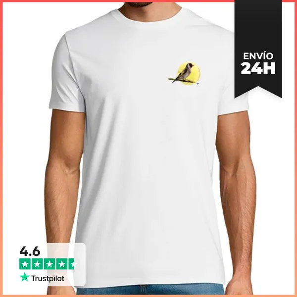 Camiseta Hombre Clásica Jilguero LaTostadora